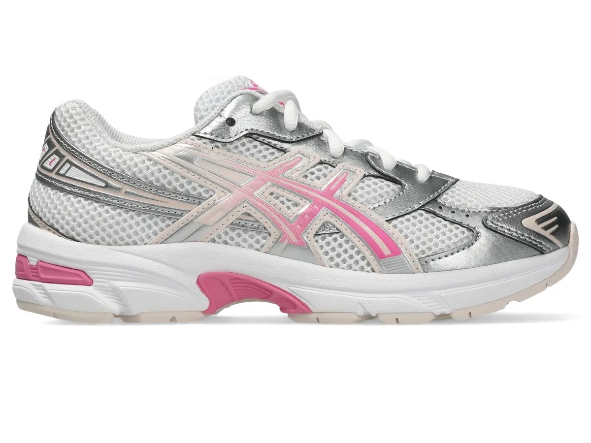 ASICS Gel 1130 GS White / Dragon Fruit 1204A169-107
